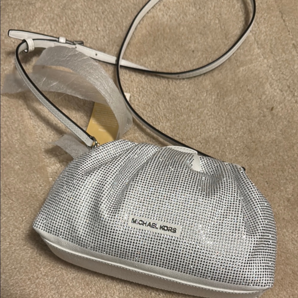 Michael Kors White Crossbody Bag